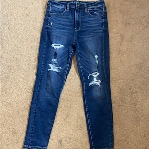 american eagle ripped jeans
